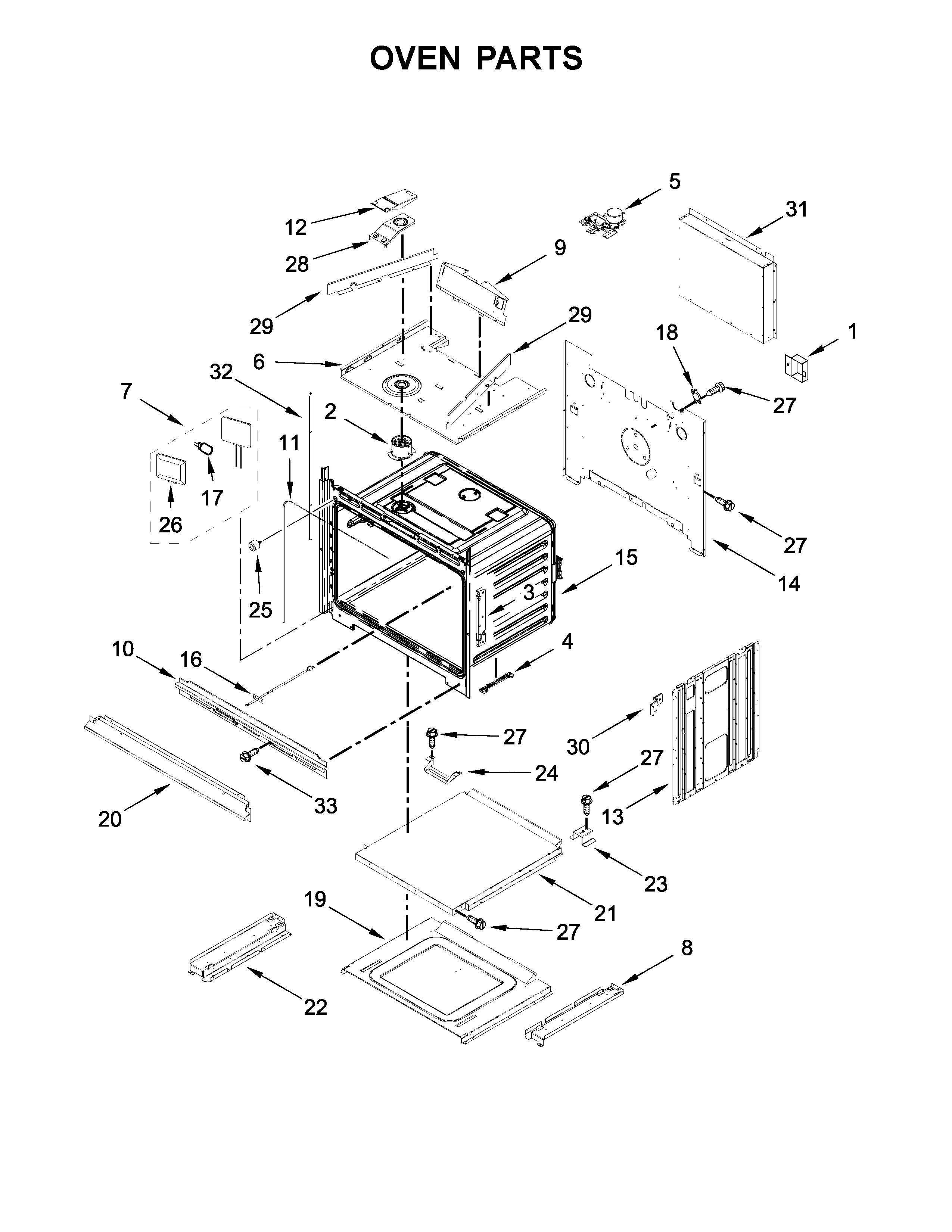 Oven parts
