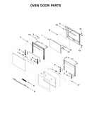 Oven door parts