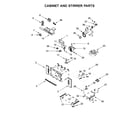 Jenn-Air JMW2427DS02 cabinet and stirrer parts diagram