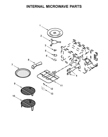 Internal microwave parts