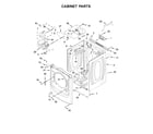 Maytag MGD5500FW1 cabinet parts diagram