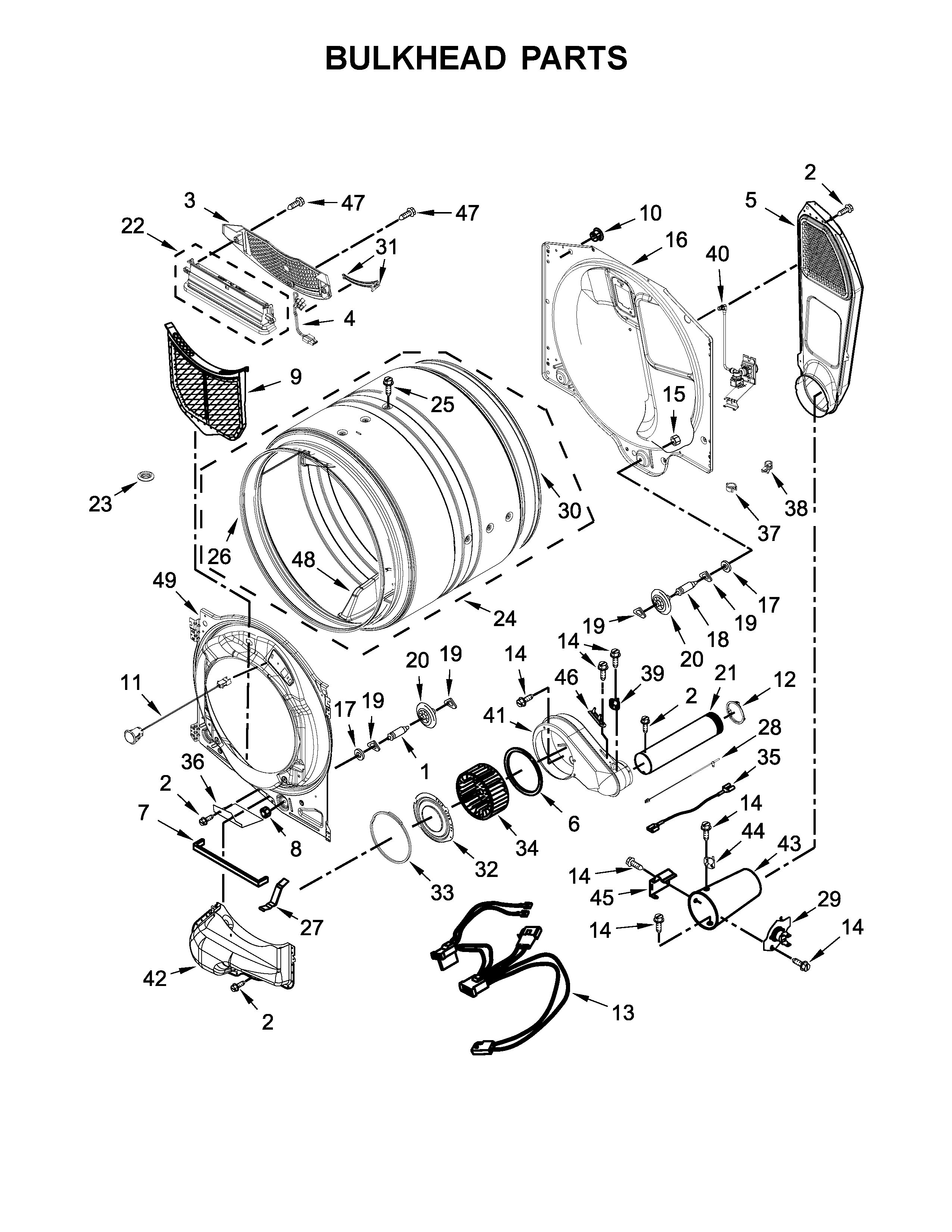 Bulkhead parts