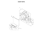 Maytag MGD5500FC1 door parts diagram