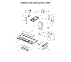 Amana AMV2307PFS0 interior and ventilation parts diagram
