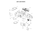 Amana AMV2307PFW0 air flow parts diagram