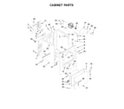 Maytag 4KMEDC215FW0 cabinet parts diagram