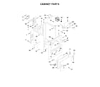 Maytag 4KMEDC315FW0 cabinet parts diagram