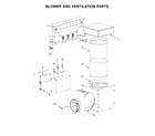 Jenn-Air JVD0303GS0 blower and ventilation parts diagram