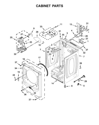 Cabinet parts