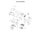 Jenn-Air YJMV9196CS2 air flow parts diagram