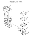 Freezer liner parts