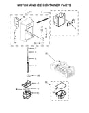 Motor and ice container parts