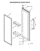 Refrigerator door parts