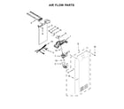 Whirlpool WRS571CIHB00 air flow parts diagram
