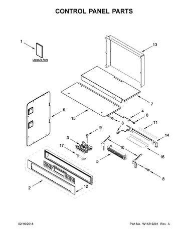 Control panel parts