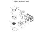 KitchenAid KOCE507EBS03 internal microwave parts diagram