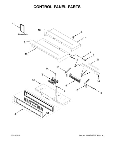 Control panel parts