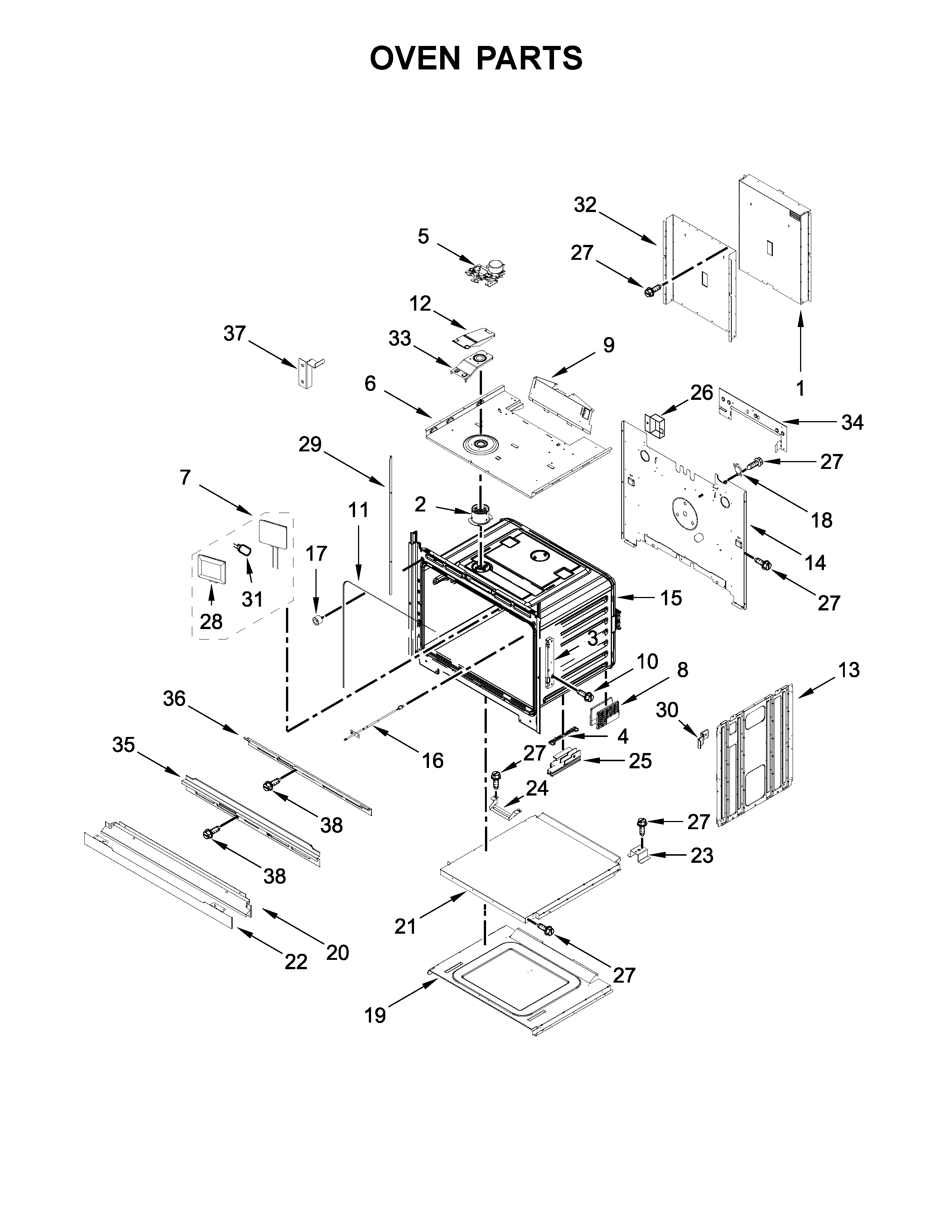 Oven parts