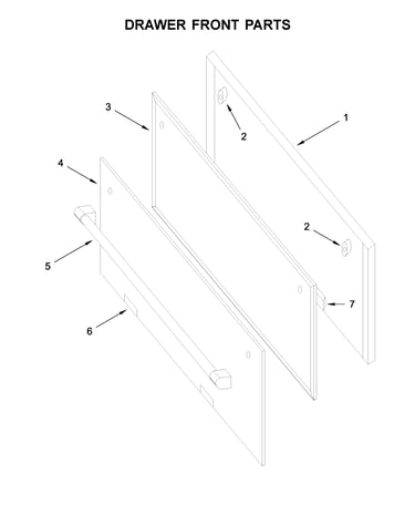 Drawer front parts