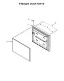 Freezer door parts