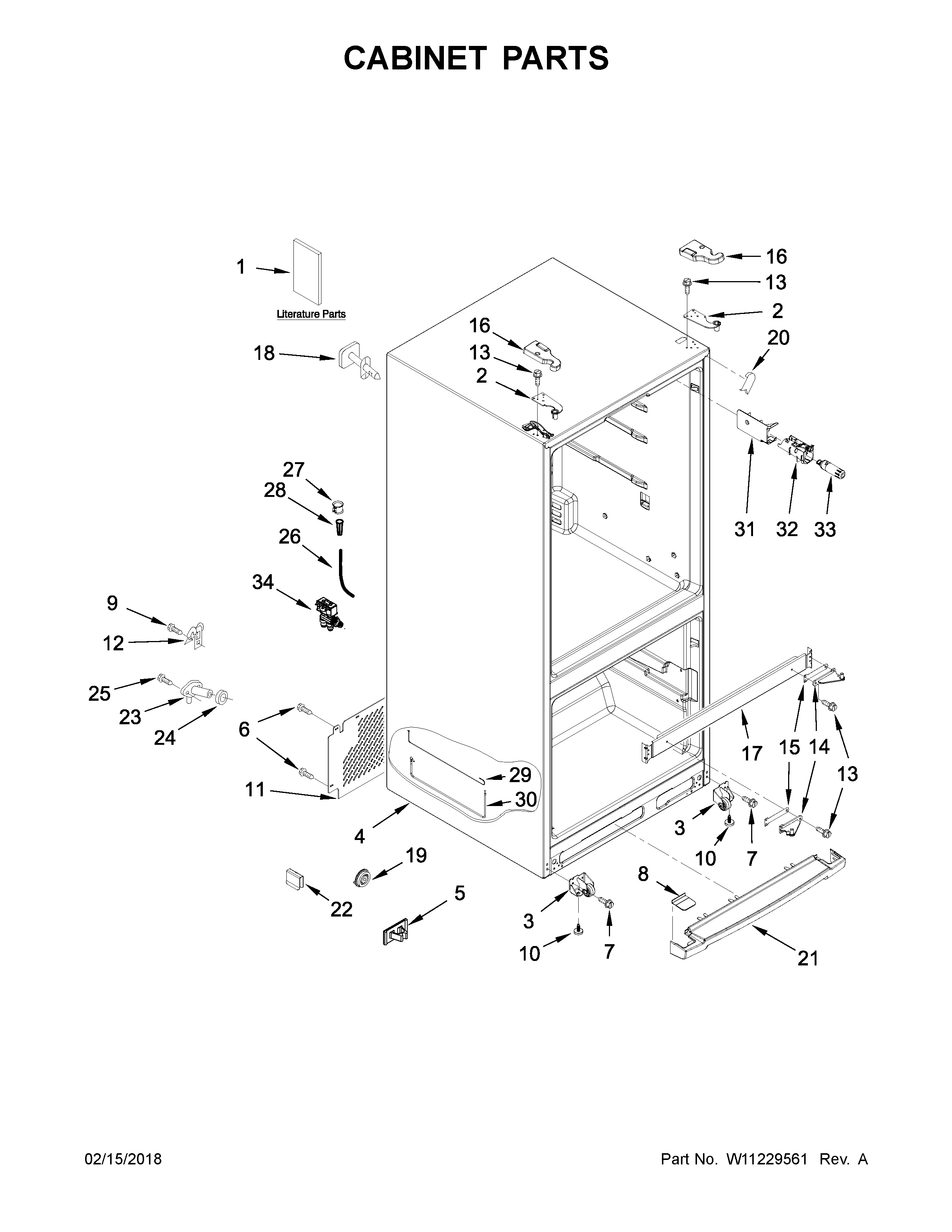 CABINET PARTS