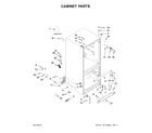 Whirlpool WRF560SMHZ00 cabinet parts diagram