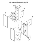 Refrigerator door parts