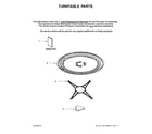 Whirlpool WMC20005YW1 turntable parts diagram
