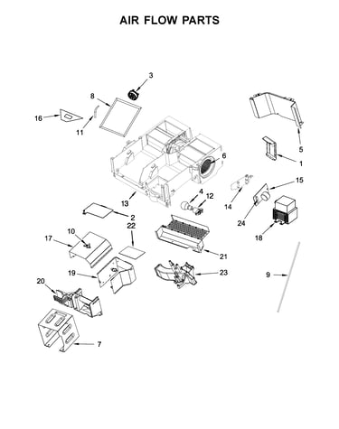 Air flow parts
