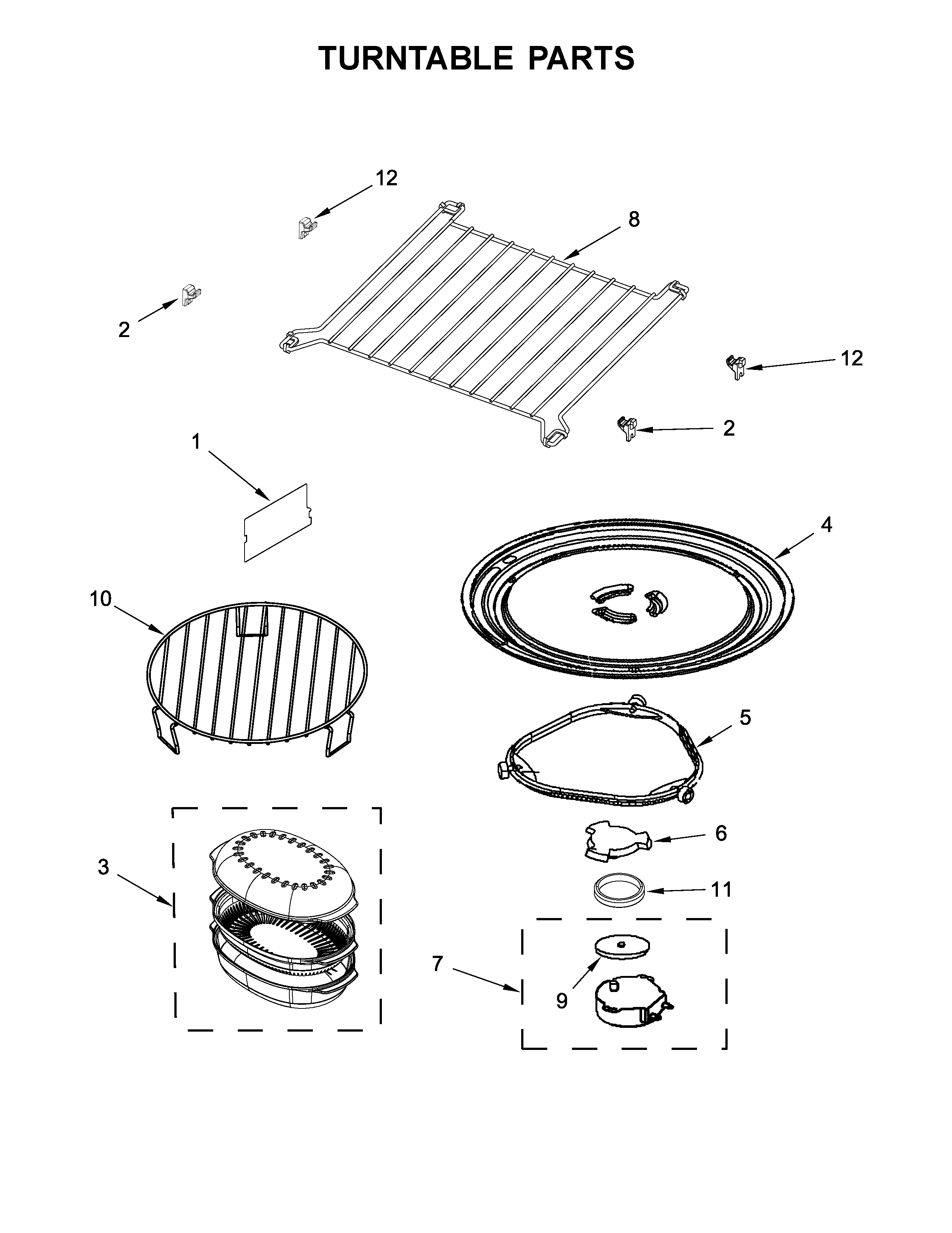 TURNTABLE PARTS