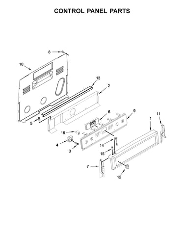 Control panel parts