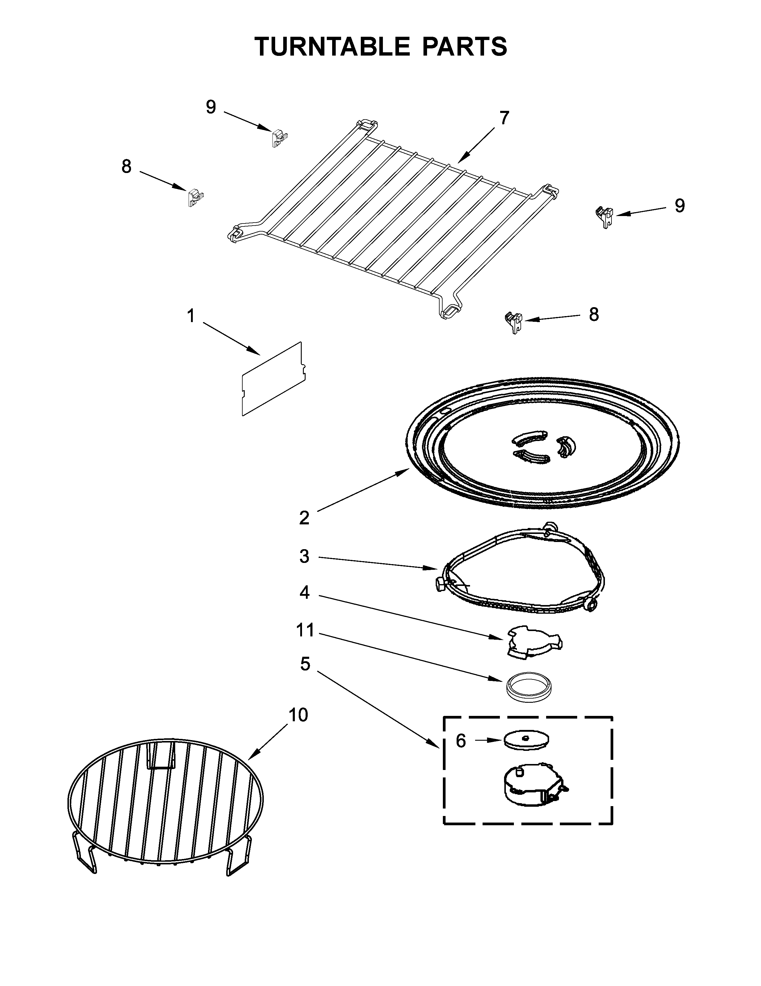 Turntable parts