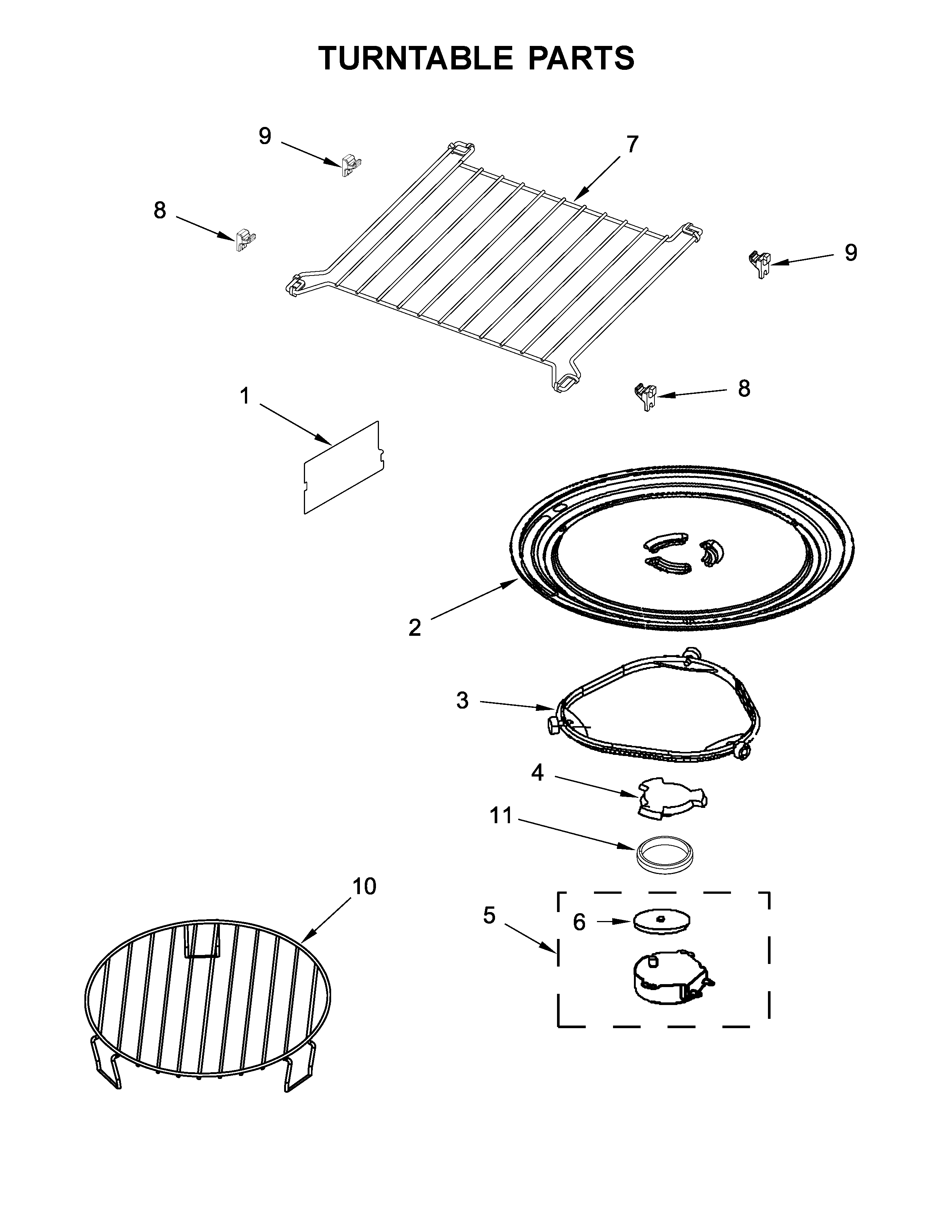 Turntable parts