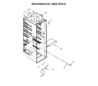 Maytag MSS26C6MFB01 refrigerator liner parts diagram