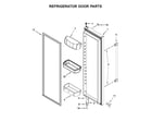 Maytag MSS26C6MFB01 refrigerator door parts diagram