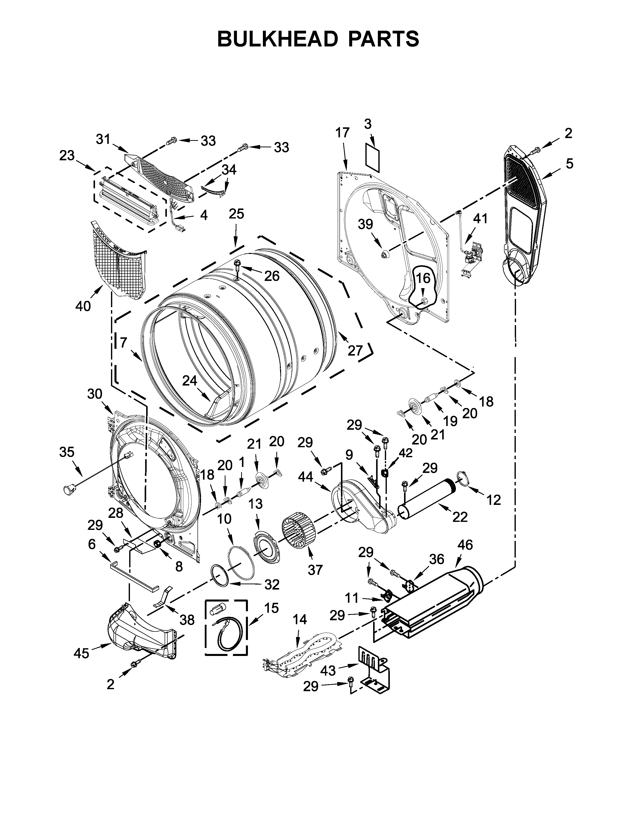 Bulkhead parts