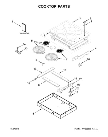 Cooktop parts