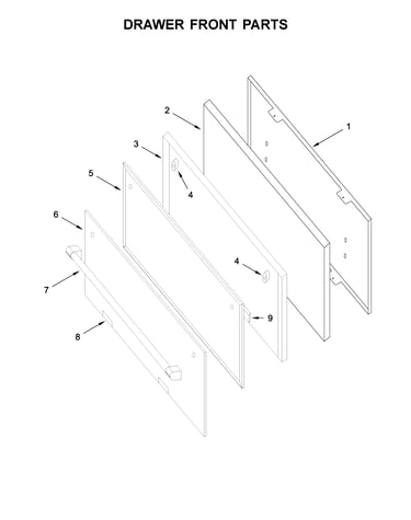 Drawer front parts