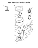 Base and pedestal unit parts