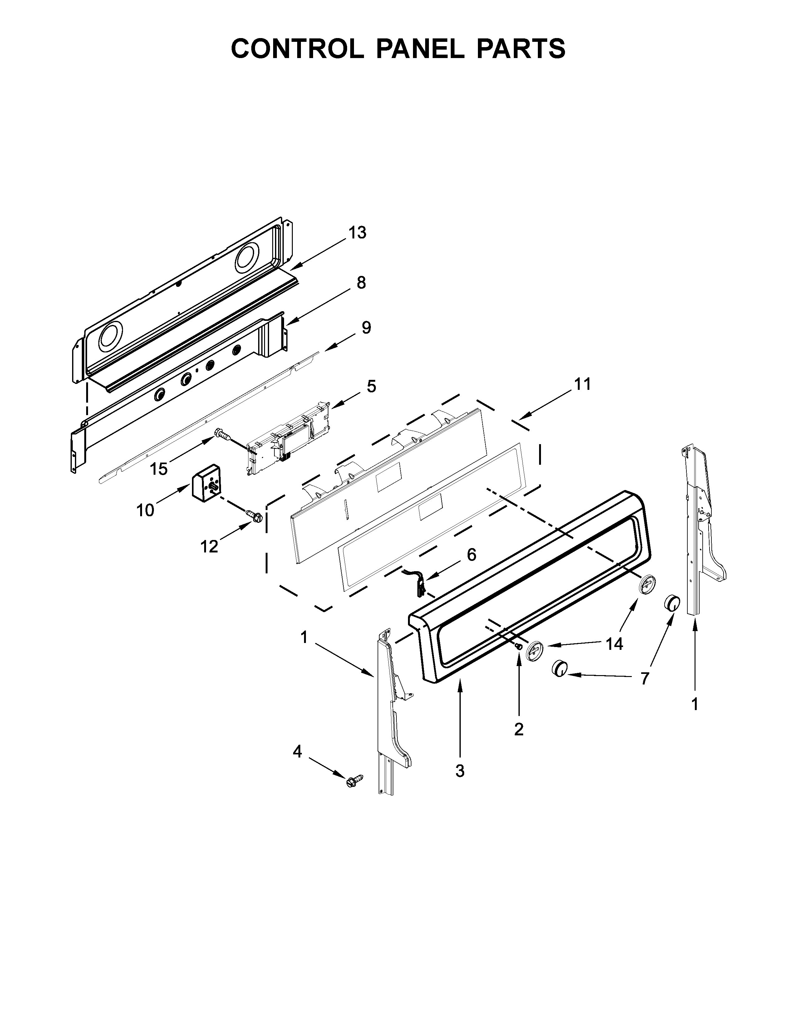 CONTROL PANEL PARTS