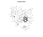 Whirlpool WGE745C0FH01 chassis parts diagram