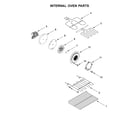 Whirlpool WGE745C0FH01 internal oven parts diagram