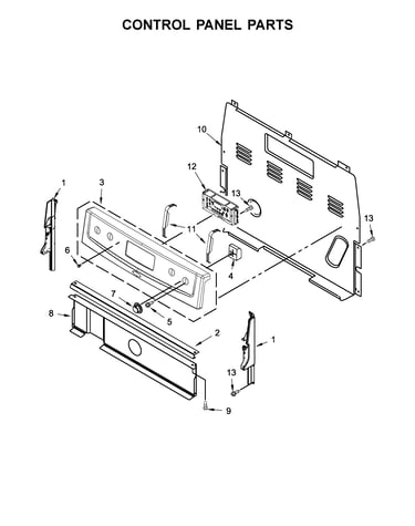 Control panel parts