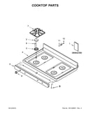 Cooktop parts