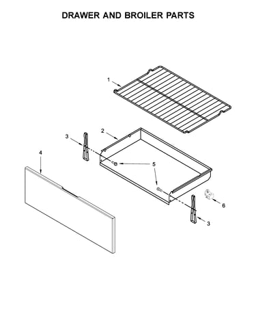Drawer and broiler parts