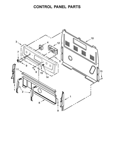 Control panel parts