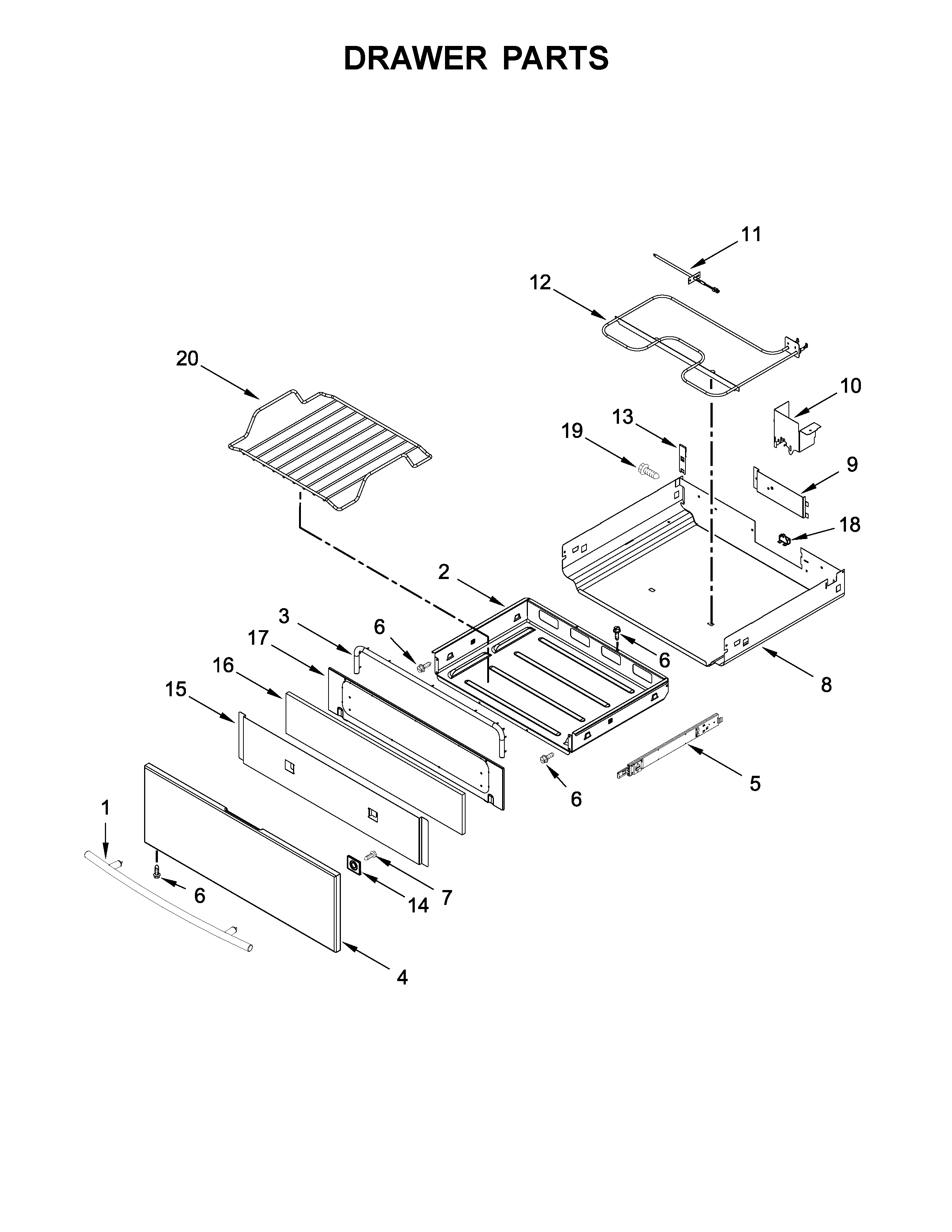 Drawer parts