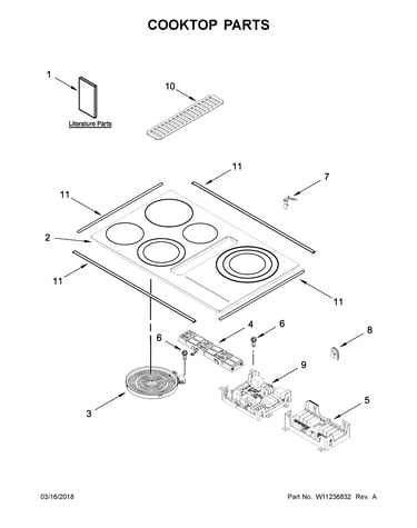 Cooktop parts