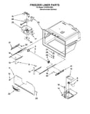 Freezer liner parts