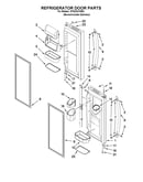Refrigerator door parts